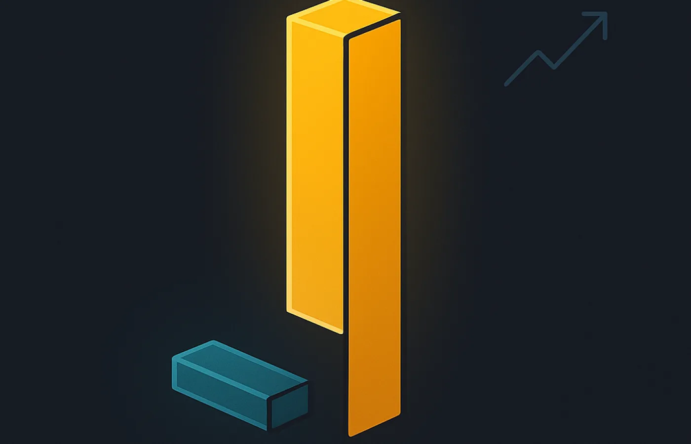 A profit bar with a slice removed to show the deducted fee